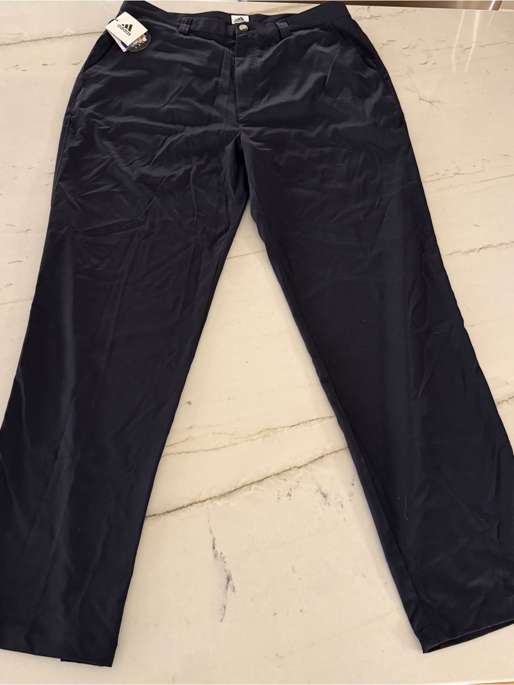 NEW Adidas ClimaLite Golf Pants Mens 38x34 Black Performance Tech Lightweight